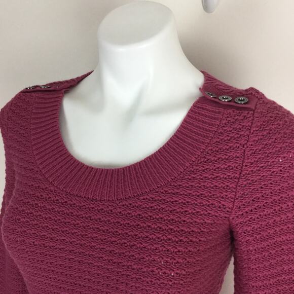 Martin + Osa Magenta Knit Sweater XS - Picture 3 of 5